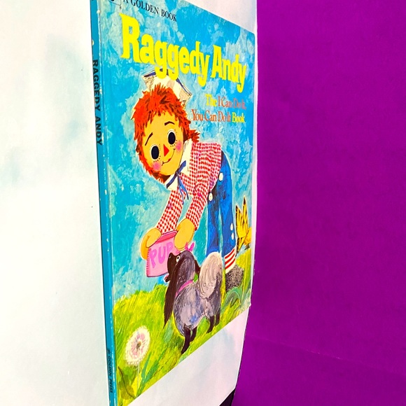 RAGGEDY ANDY A GOLDEN-BOOK VINTAGE 1973 THE I CAN DO IT, YOU CAN DO IT BOOK - Picture 3 of 14